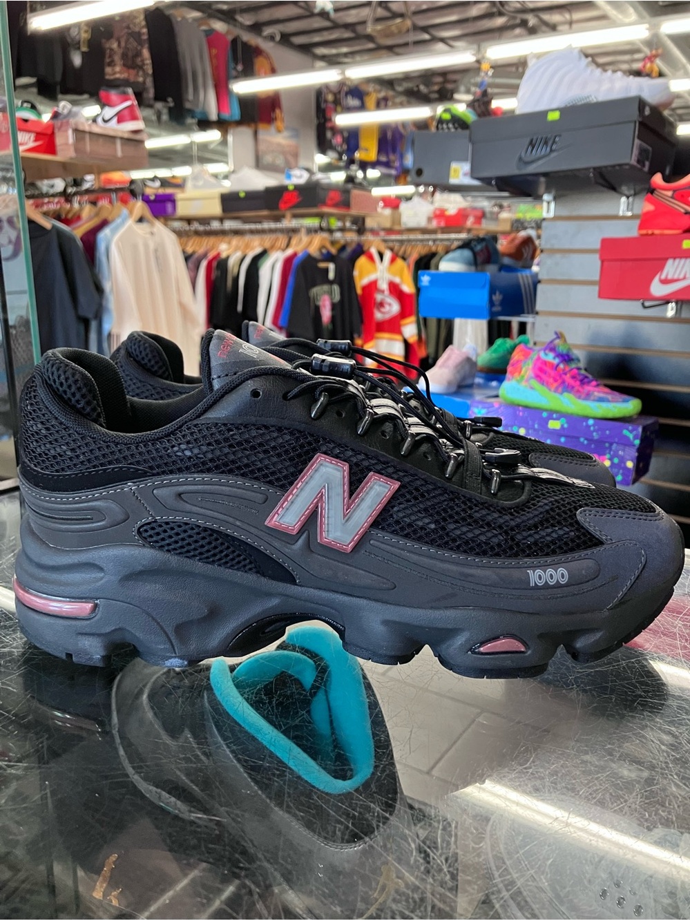 New Balance 1000G Black Metallic Red Rock Size 8